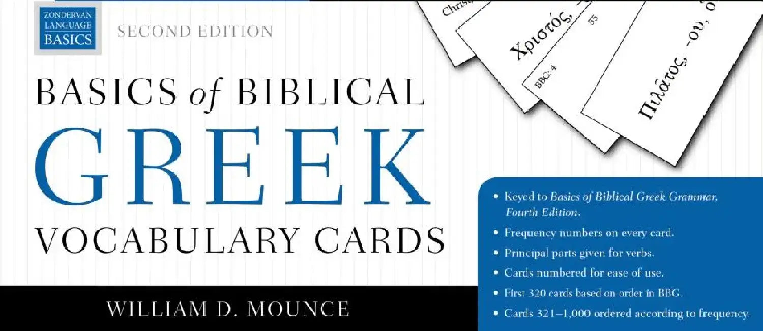 Basics of Biblical Greek Vocabulary Cards: Second Edition by William D. Mounce