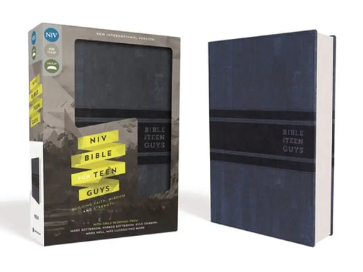 NIV Bible for Teen Guys, Imitation Leather, Blue: Building Faith, Wisdom and Strength by Zondervan