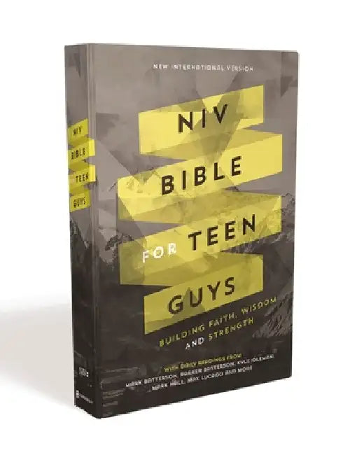 NIV Bible for Teen Guys, Hardcover: Building Faith, Wisdom and Strength by Zondervan