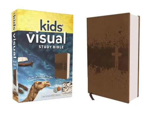 NIV Kids' Visual Study Bible, Imitation Leather, Bronze, Full Color Interior: Explore the Story of the Bible---People, Places, and History by Zondervan