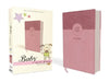 NIV Baby Gift Bible, Holy Bible, Leathersoft, Pink, Red Letter Edition, Comfort Print: Keepsake Edition by Zondervan
