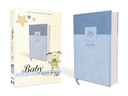 NIV Baby Gift Bible, Holy Bible, Leathersoft, Blue, Red Letter Edition, Comfort Print: Keepsake Edition by Zondervan