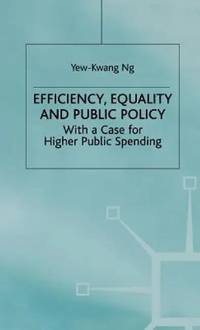 Efficiency, Equality and Public Policy: With a Case for Higher Public Spending by Na Na