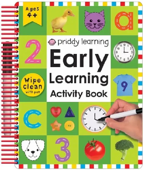 Wipe Clean Early Learning Activity Book [With 2 Wipe-Clean Pens] by Roger Priddy