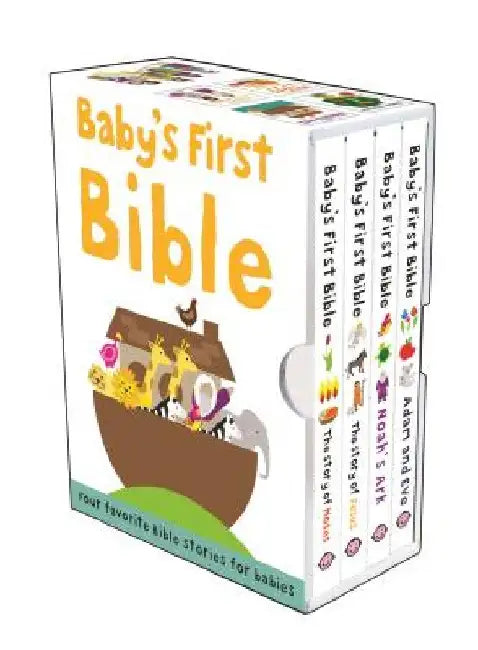 Baby's First Bible Boxed Set: The Story of Jesus, Noah's Ark, the Story of Moses, Adam and Eve by Roger Priddy