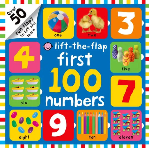First 100 Numbers Lift-The-Flap by Roger Priddy