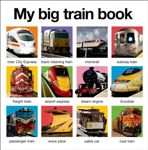 My Big Train Book by Roger Priddy