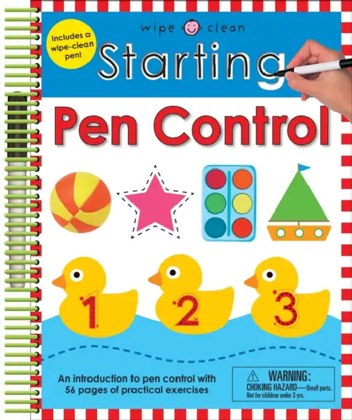 Wipe Clean: Starting Pen Control by Roger Priddy