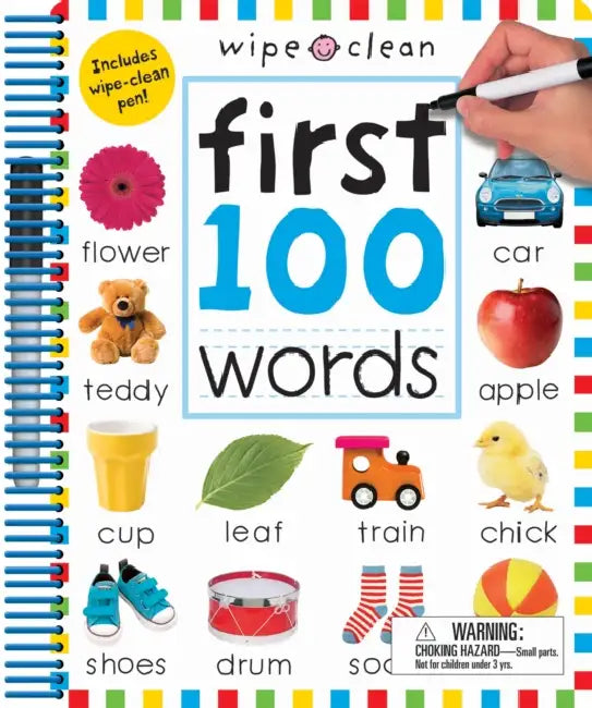 Wipe Clean: First 100 Words  by Roger Priddy