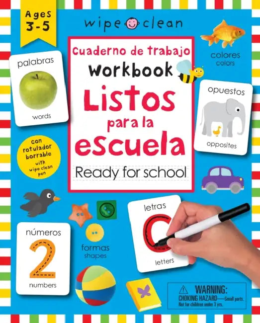 Wipe Clean: Bilingual Ready For School by Roger Priddy