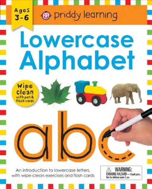 Wipe Clean Workbook: Lowercase Alphabet (Enclosed Spiral Binding) by Roger Priddy