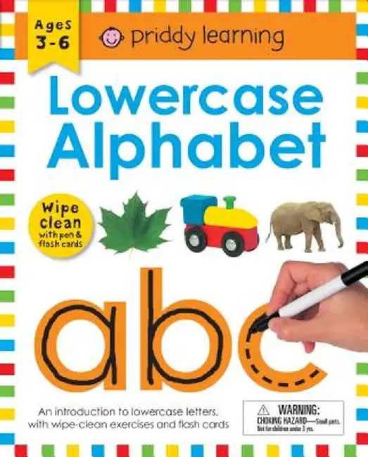 Wipe Clean Workbook: Lowercase Alphabet (Enclosed Spiral Binding) by Roger Priddy
