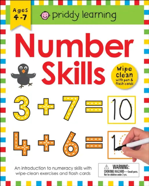Wipe Clean Workbook: Number Skills  by Roger Priddy
