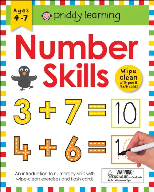 Wipe Clean Workbook: Number Skills  by Roger Priddy