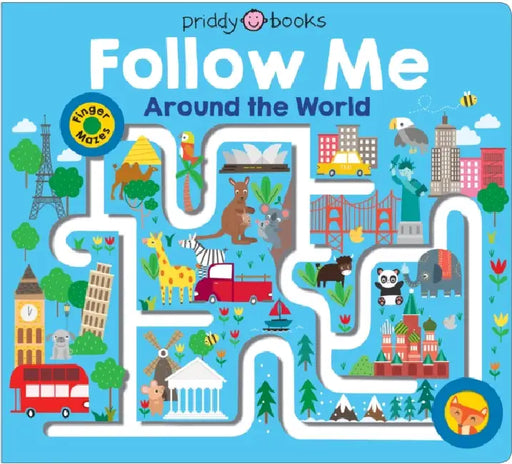 Maze Book: Follow Me Around The World by Roger Priddy