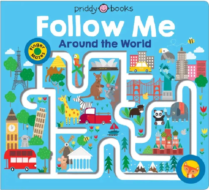 Maze Book: Follow Me Around The World by Roger Priddy