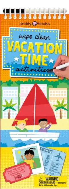 Wipe Clean Vacation Time Activities by Roger Priddy