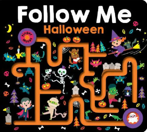 Maze Book: Follow Me Halloween  by Roger Priddy