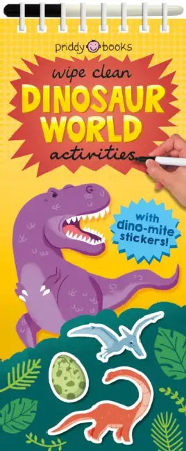 Wipe Clean Act: Dinosaur World by Roger Priddy
