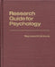 Research Guide for Psychology by Raymond G. McInnis