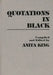 Quotations in Black by Anita King