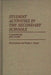 Student Activities in the Secondary Schools: A Handbook and Guide by Ward Sybouts