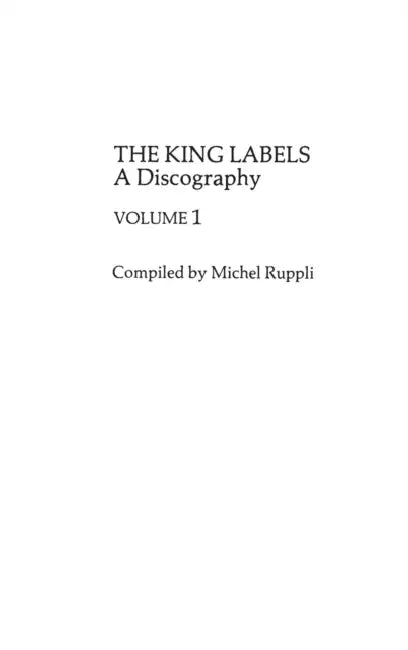 King Labels V1 by Michel Ruppli