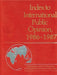 Index to International Public Opinion, 1986-1987 by Elizabeth Hann Hastings