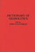 Dictionary of Geopolitics by John O'Loughlin