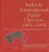 Index to International Public Opinion, 1991-1992 by Elizabeth Hann Hastings