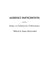Audience Participation: Essays on Inclusion in Performance by Susan Kattwinkel