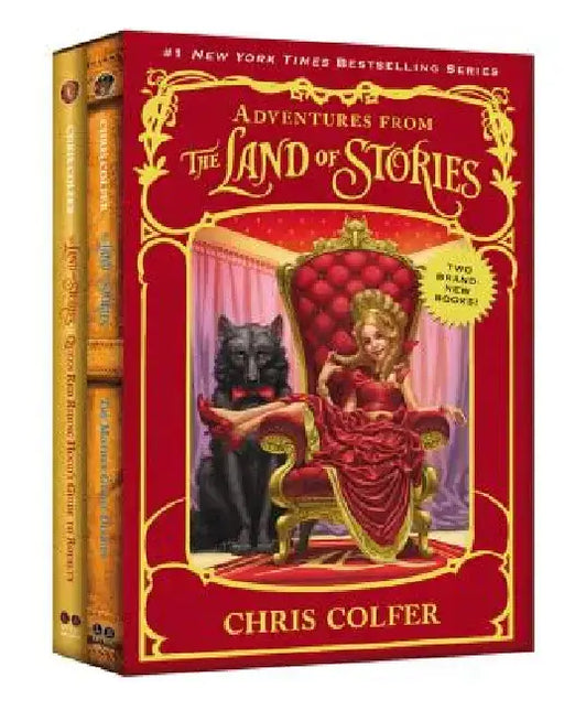 Adventures from the Land of Stories Set: The Mother Goose Diaries and Queen Red Riding Hood's Guide to Royalty by Chris Colfer