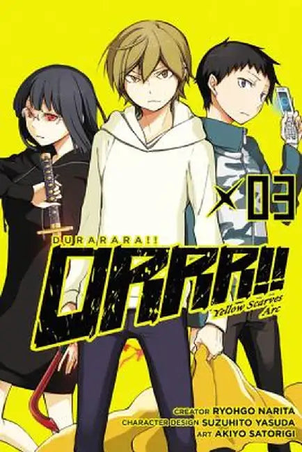 Durarara!! Yellow Scarves Arc, Volume 3 by Ryohgo Narita