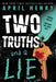 Two Truths and a Lie by April Henry