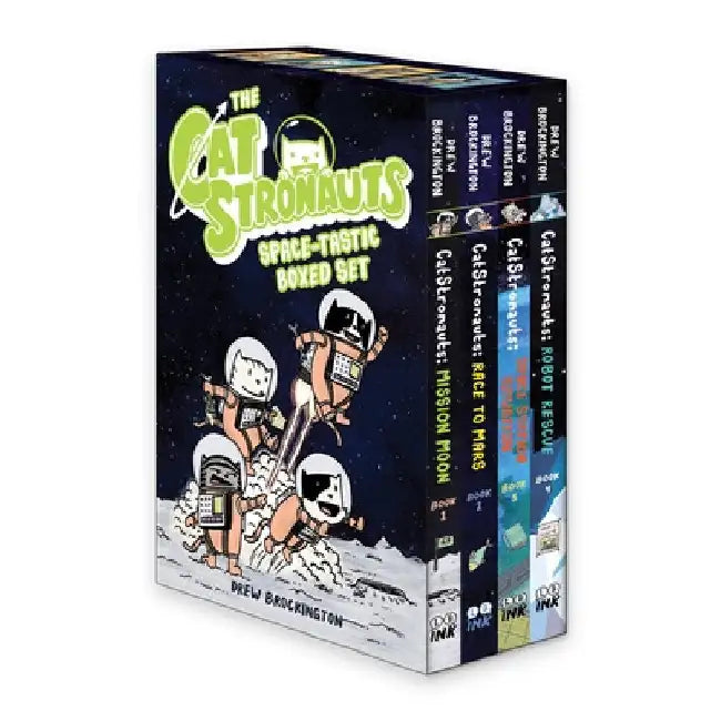 The Catstronauts Space-Tastic Boxed Set (Graphic Novel Boxed Set) by Brockington, Drew