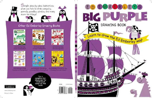 Ed Emberley's Big Purple Drawing Book by Ed Emberley