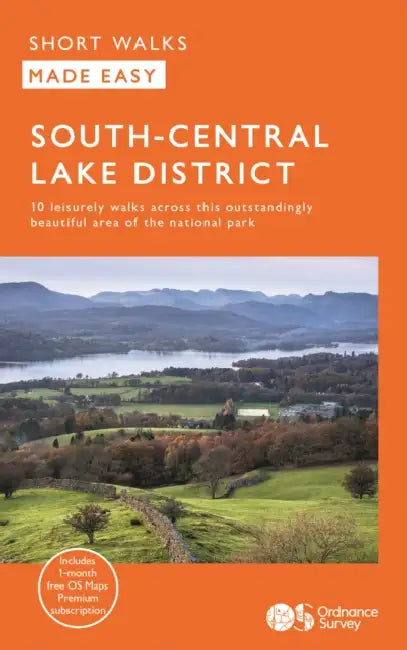 OS Short Walks Made Easy - Ambleside, Windermere, Hawkshead and Coniston (South Central Lakes)