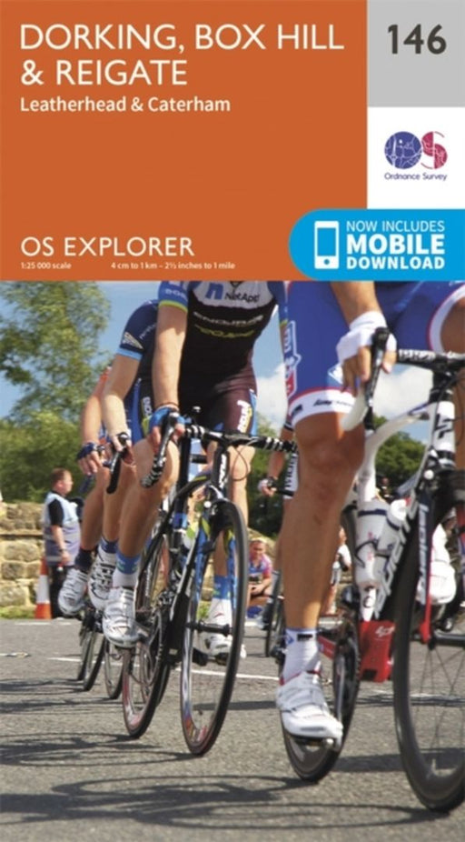 ORDNANCE SURVEY Explorer 146 Dorking, Box Hill & Reigate Map With Digital Version by Ordnance Survey