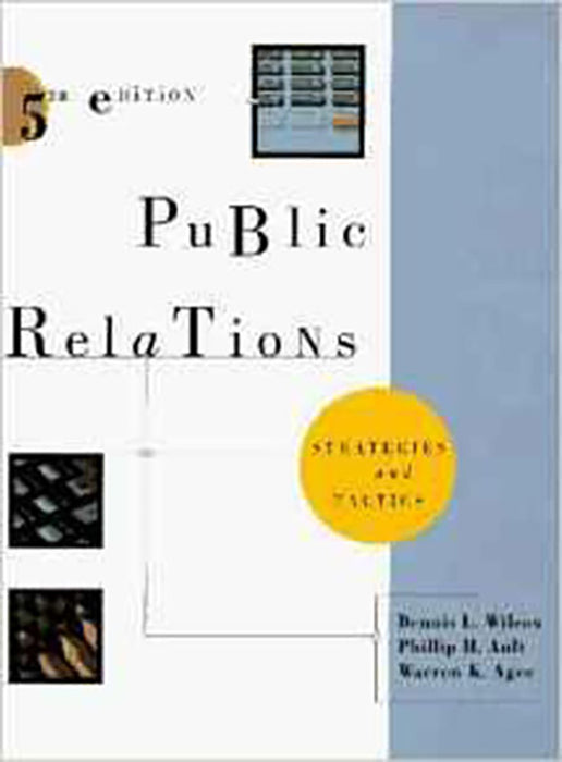 Public Relations: Strategies and Tactics