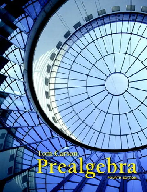 Prealgebra by Tom Carson