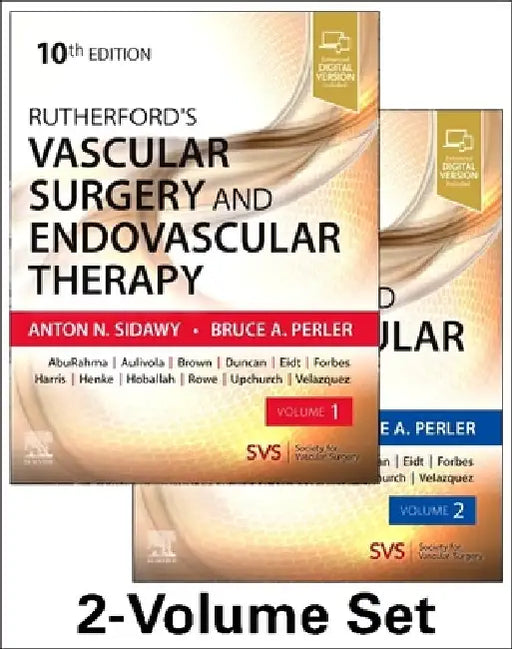Rutherford's Vascular Surgery and Endovascular Therapy, 2-Volume Set by Anton N. Sidawy