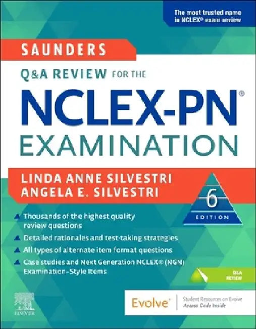 Saunders Q & A Review for the Nclex-Pn(r) Examination by Angela Silvestri