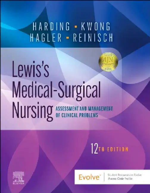Lewis's Medical-Surgical Nursing by Mariann M. (Nursing Program Director and Professor of Nursing, Kent State University Tuscarawas, USA) Harding