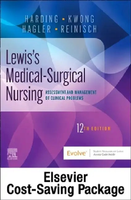 Lewiss Medical Surgical Nursing With Text And Study Guide Package With Access Code 12e by Harding M.