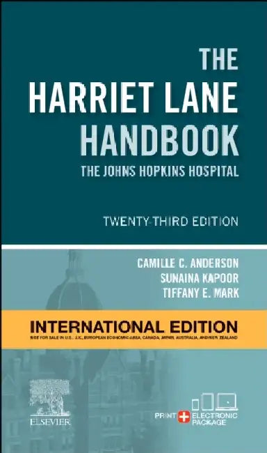 The Harriet Lane Handbook The Johns Hopkins Hospital With Access Code 23e by Anderson C.C.