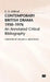 Contemporary British Drama 1950-1976: An Annotated Critical Bibliography by E. H. Mikhail
