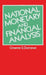 National Monetary and Financial Analysis by Graeme S. Dorrance
