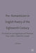 Pre-Romanticism in English Poetry of the Eighteenth Century: The Poetic Art and Significance of Thomson, Gray, Collins, Goldsmith, Cowper by J. R. Watson