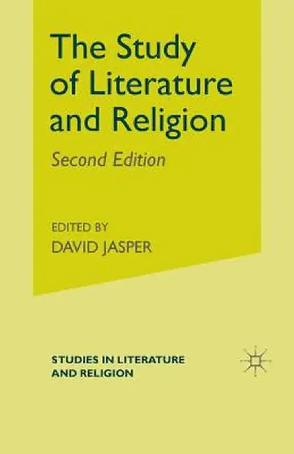 Study of Literature and Religion by David Jasper