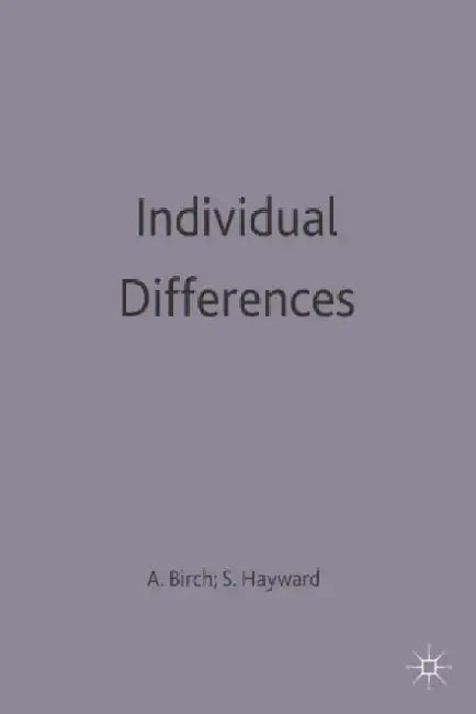 Individual Differences by Ann Birch